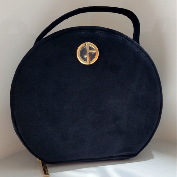 Giorgio Armani Handbags - Giorgio Armani Black Makeup Bag